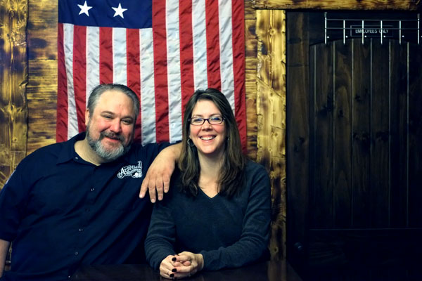 Bill and Michelle Larkin of Arsenal Cider House