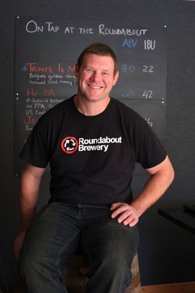 Steve Sloan of Roundabout Brewery