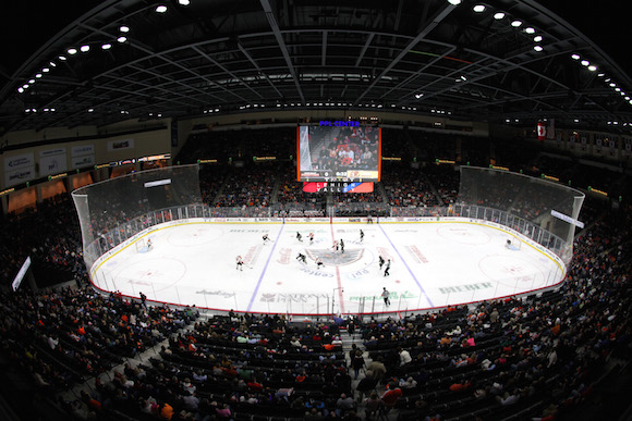 View inside the Phantoms new puck palace