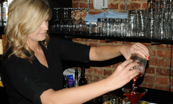 Jana Jenkins, bartender at Olive or Twist