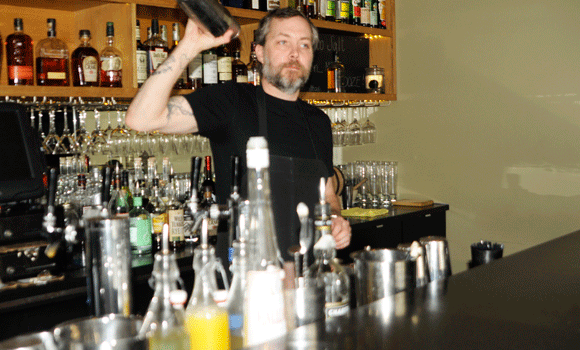 Jeremy Bustmante, bartender at Salt of the Earth