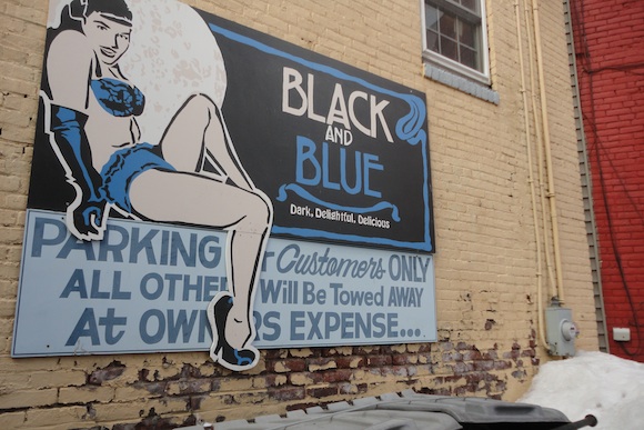 Black and Blue in Easton