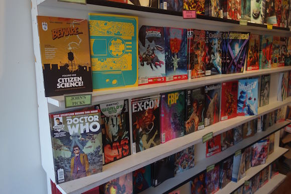 A diverse array of titles at South Philly Comics