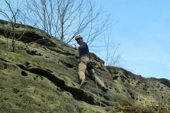 Rock climbing in the PA Wilds