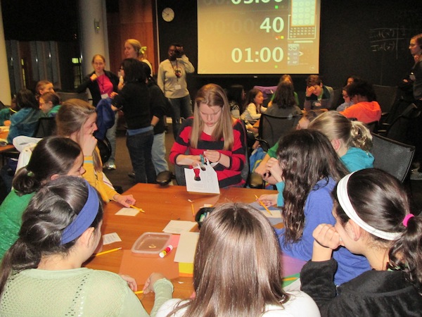 CMU's Creative Technology Nights exposes middle school girls to computer science.