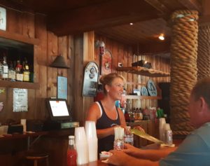 Becca Gutosky, bar manager at Greene Cove Yacht Club