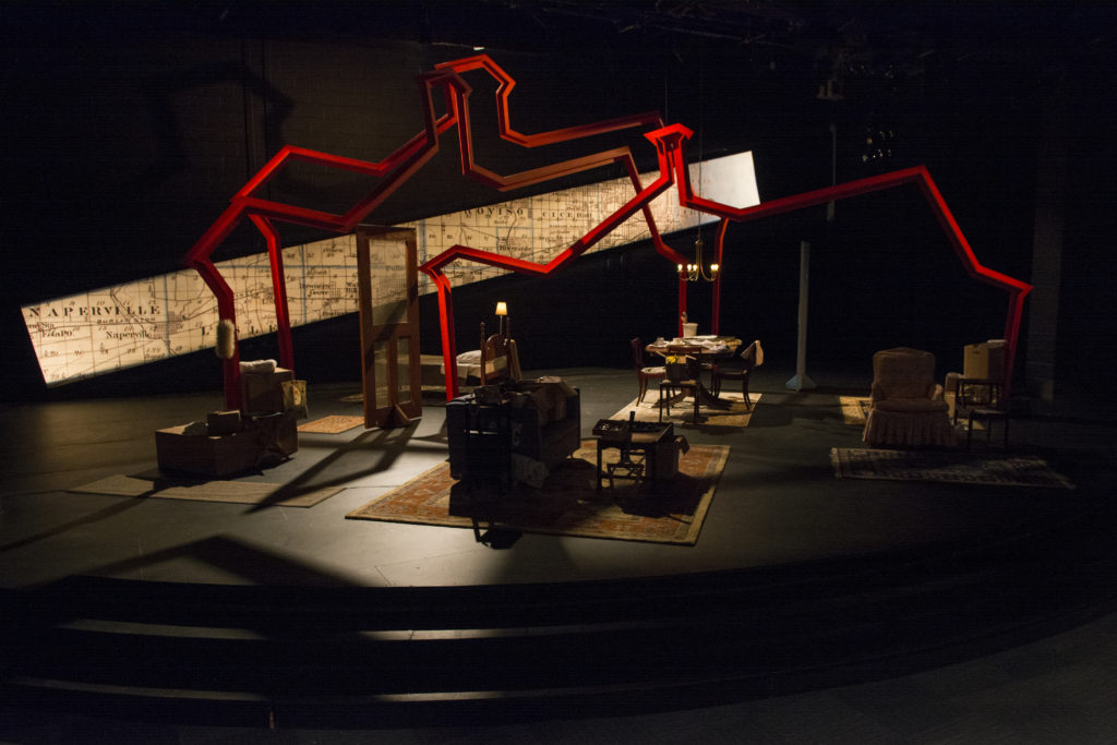 A theater production at Albright College