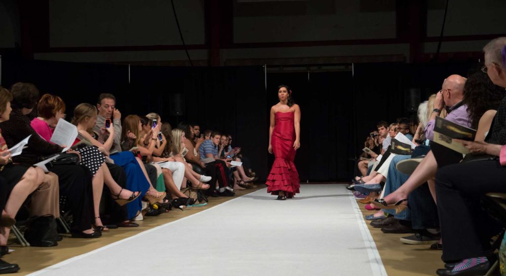 A student fashion show at Albright College